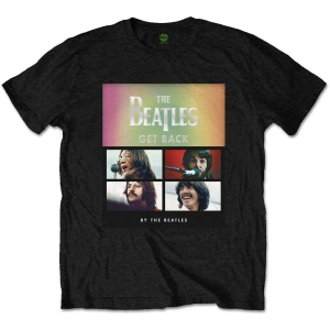 The Beatles - Album Faces Gradient Uni Bl    in the group MERCHANDISE / T-shirt / Pop-Rock at Bengans Skivbutik AB (5528951r)