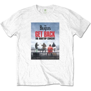 The Beatles - Rooftop Concert Uni Wht    in the group MERCHANDISE / T-shirt / Pop-Rock at Bengans Skivbutik AB (5528955r)