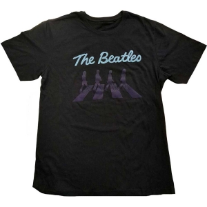 The Beatles - Crossing Silhouettes Uni Bl    in the group MERCHANDISE / T-shirt / Pop-Rock at Bengans Skivbutik AB (5528958r)