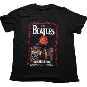 The Beatles - Our World 1967 Uni Bl    in the group MERCHANDISE / T-shirt / Pop-Rock at Bengans Skivbutik AB (5528964r)
