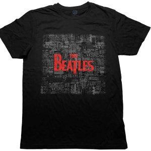 The Beatles - Tickets & Logo Uni Bl    in the group MERCHANDISE / T-shirt / Pop-Rock at Bengans Skivbutik AB (5528970r)
