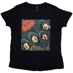 The Beatles - Rubber Soul Album Cover Lady Bl    in the group MERCHANDISE / T-shirt / Pop-Rock at Bengans Skivbutik AB (5528971r)