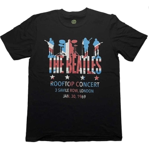 The Beatles - Rooftop Flag Uni Bl    in the group MERCHANDISE / T-shirt / Pop-Rock at Bengans Skivbutik AB (5528975r)