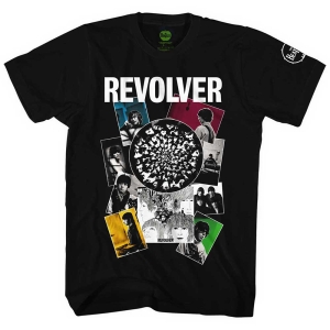 The Beatles - Revolver Montage Uni Bl in the group MERCHANDISE / T-shirt / Pop-Rock at Bengans Skivbutik AB (5528988r)