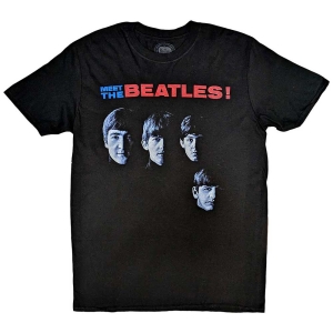 The Beatles - Meet The Beatles Uni Bl    in the group MERCHANDISE / T-shirt / Pop-Rock at Bengans Skivbutik AB (5528998r)
