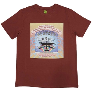 The Beatles - Magical Mystery Tour Album Cover Uni Red in the group MERCH / T-Shirt /  at Bengans Skivbutik AB (5529020r)