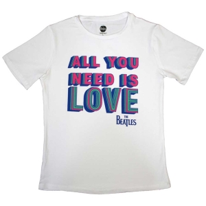 The Beatles - All You Need Is Love Lady Wht    in the group MERCH / T-Shirt /  at Bengans Skivbutik AB (5529023r)
