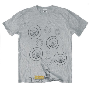 The Beatles - Bubbles Uni Grey    in the group MERCH / T-Shirt /  at Bengans Skivbutik AB (5529028r)