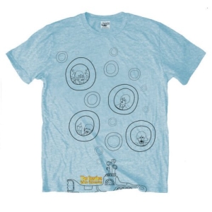 The Beatles - Bubbles Uni Lht Blue    in the group MERCH / T-Shirt /  at Bengans Skivbutik AB (5529029r)