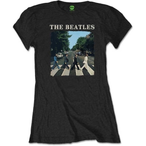 The Beatles - Packaged Abbey Road & Logo Lady Bl    in the group MERCH / T-Shirt /  at Bengans Skivbutik AB (5529056r)