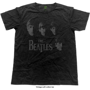 The Beatles - Vtge Faces Uni Bl    in the group MERCH / T-Shirt /  at Bengans Skivbutik AB (5529061r)