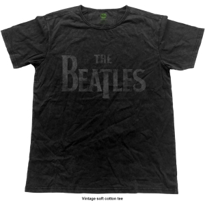 The Beatles - Vtge Logo Uni Bl    in the group Minishops / Beatles at Bengans Skivbutik AB (5529062r)