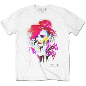Boy George / Culture Club - Drawn Portrait Uni Wht    in the group MERCHANDISE / T-shirt / Pop-Rock at Bengans Skivbutik AB (5529255r)