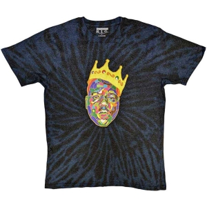 Biggie Smalls - Crown Uni Blue Dip-Dye    in the group MERCHANDISE / T-shirt / Hip Hop-Rap at Bengans Skivbutik AB (5529262r)