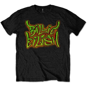 Billie Eilish - Graffiti Uni Bl     (L) in the group MERCHANDISE / T-shirt / Pop-Rock at Bengans Skivbutik AB (5529344)
