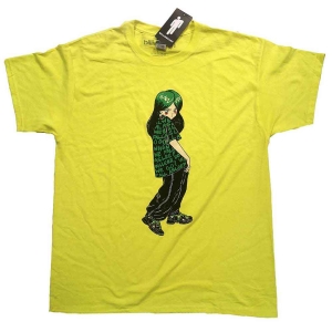 Billie Eilish - Anime Billie Uni Green    in the group MERCH / T-Shirt /  at Bengans Skivbutik AB (5529473r)
