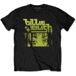 Billie Eilish - Anime Logo Uni Bl    in the group MERCHANDISE / T-shirt / Pop-Rock at Bengans Skivbutik AB (5529474r)