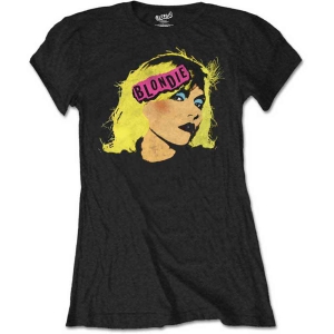 Blondie - Punk Logo Lady Bl    in the group MERCHANDISE / T-shirt / Pop-Rock at Bengans Skivbutik AB (5529499)