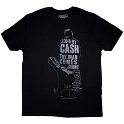 Johnny Cash - Man Comes Around Uni Bl    in the group MERCHANDISE / T-shirt / Country at Bengans Skivbutik AB (5529793r)