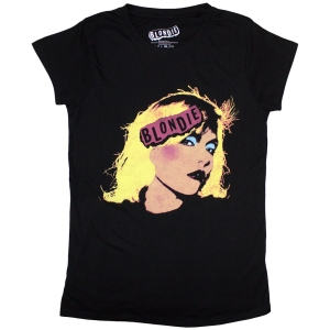 Blondie - Punk Logo Lady Bl    in the group MERCHANDISE / T-shirt / Pop-Rock at Bengans Skivbutik AB (5529794r)