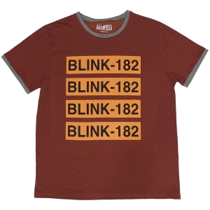 Blink-182 - Logo Repeat Ringer Uni Red    in the group MERCH / T-Shirt /  at Bengans Skivbutik AB (5529809r)