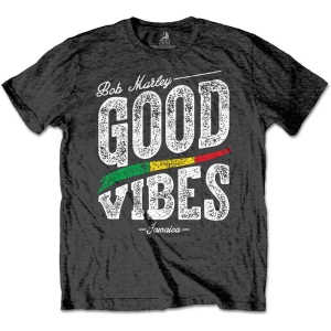 Bob Marley - Good Vibes Uni Char    in the group MERCHANDISE / T-shirt / Reggae at Bengans Skivbutik AB (5529828r)