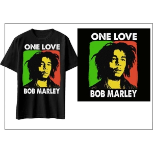 Bob Marley - One Love Uni Bl    in the group MERCHANDISE / T-shirt / Reggae at Bengans Skivbutik AB (5529836r)