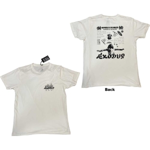 Bob Marley - Exodus Tracklist Uni Wht in the group MERCHANDISE / T-shirt / Reggae at Bengans Skivbutik AB (5530200r)