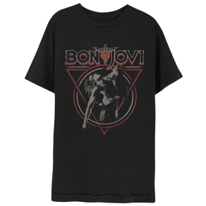 Bon Jovi - Triangle Overlap Uni Bl    in the group MERCH / T-Shirt /  at Bengans Skivbutik AB (5530206r)