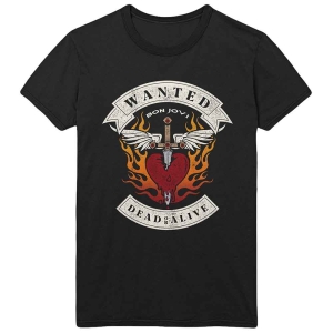 Bon Jovi - Wanted Flames Uni Bl    in the group MERCH / T-Shirt /  at Bengans Skivbutik AB (5530208r)