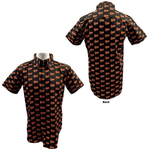 David Bowie - Logo Pattern Uni Bl Shirt:  in the group MERCH / T-Shirt /  at Bengans Skivbutik AB (5530228r)