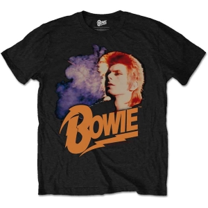 David Bowie - Retro Bowie 2 Uni Bl    in the group MERCHANDISE / T-shirt / Pop-Rock at Bengans Skivbutik AB (5530239r)