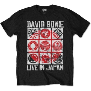 David Bowie - Live In Japan Uni Bl in the group MERCHANDISE / T-shirt / Pop-Rock at Bengans Skivbutik AB (5530241r)