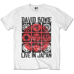 David Bowie - Live In Japan Uni Wht  1 in the group MERCH / T-Shirt /  at Bengans Skivbutik AB (5530242r)