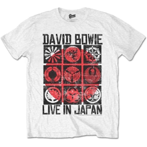 David Bowie - Live In Japan Uni Wht  1 in the group MERCHANDISE / T-shirt / Pop-Rock at Bengans Skivbutik AB (5530242r)