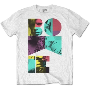 David Bowie - Colour Sax Uni Wht    in the group MERCHANDISE / T-shirt / Pop-Rock at Bengans Skivbutik AB (5530245r)