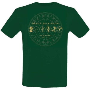 Bruce Dickinson - Soloworks Uni Green    in the group MERCHANDISE / T-shirt / Heavy Metal at Bengans Skivbutik AB (5530389)