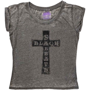 Black Sabbath - Vtge Cross Bo Lady Char  1 in the group MERCHANDISE / T-shirt / Heavy Metal at Bengans Skivbutik AB (5530400)