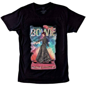 David Bowie - Moonage 11 Fade Glitter Uni Bl    in the group MERCHANDISE / T-shirt / Pop-Rock at Bengans Skivbutik AB (5530632r)