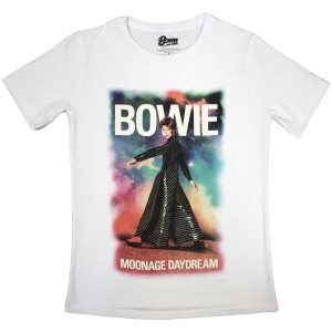 David Bowie - Moonage 11 Fade Lady Wht    in the group MERCHANDISE / T-shirt / Pop-Rock at Bengans Skivbutik AB (5530634r)