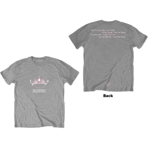 Blackpink - The Album - Crown Uni Grey    in the group MERCHANDISE / T-shirt / K-Pop at Bengans Skivbutik AB (5530640r)