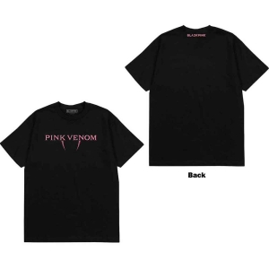 Blackpink - Pink Venom Logo Uni Bl    in the group MERCHANDISE / T-shirt / K-Pop at Bengans Skivbutik AB (5530641r)