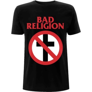 Bad Religion - Classic Buster Cross Uni Bl in the group MERCHANDISE / T-shirt / Punk at Bengans Skivbutik AB (5530651r)