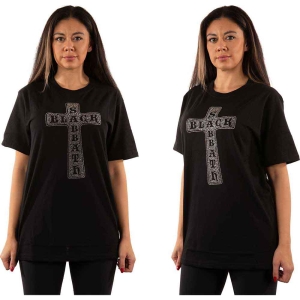 Black Sabbath - Cross Diamante Uni Bl    in the group MERCHANDISE / T-shirt / Heavy Metal at Bengans Skivbutik AB (5530675r)