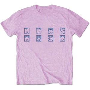 Bt21 - Group Squares Uni Pink    in the group MERCHANDISE / T-shirt / K-Pop at Bengans Skivbutik AB (5530777r)