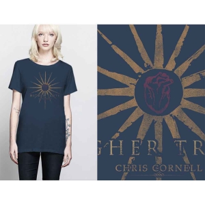 Chris Cornell - Higher Truth Lady Navy    in the group MERCHANDISE / T-shirt / Heavy Metal at Bengans Skivbutik AB (5531075r)