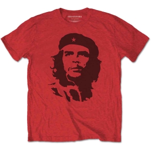 Che Guevara - Black On Red Uni Red    in the group MERCHANDISE / T-shirt / Övrigt at Bengans Skivbutik AB (5531079r)