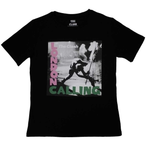 The Clash - London Calling Lady Bl    in the group MERCHANDISE / T-shirt / Punk at Bengans Skivbutik AB (5531087r)