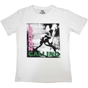 The Clash - London Calling Lady Wht    in the group MERCHANDISE / T-shirt / Punk at Bengans Skivbutik AB (5531088r)