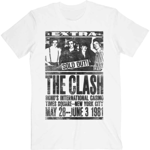 The Clash - Bond's 1981 Uni Wht    in the group MERCHANDISE / T-shirt / Punk at Bengans Skivbutik AB (5531091r)
